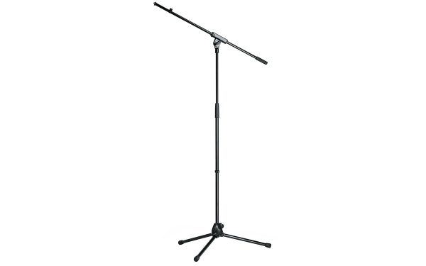 K&M 21070 Tripod Microphone Stand with 32" Boom (Black)