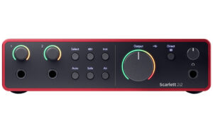 Focusrite-Scarlett-2i2-4th-Gen-USB-Audio-Interface-Front