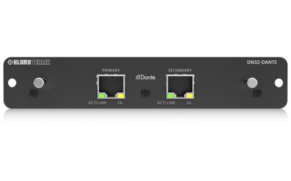 Klark Teknik DN32-DANTE 32x32-ch Dante Expansion Module