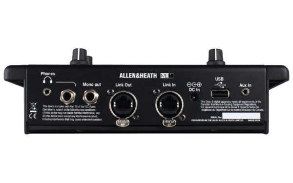Allen & Heath ME-1 Personal Monitor Mixer - Image 3