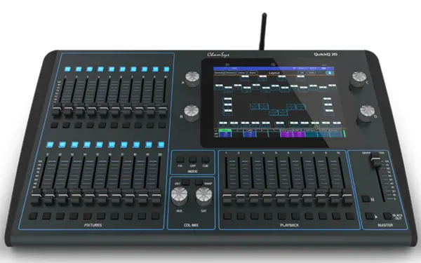 ChamSys QuickQ 20 2-Universe Compact Lighting Console