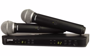 Shure BLX288:PG58 Dual Channel Wireless Handheld Microphone System Main