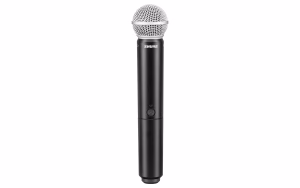 Shure BLX288:PG58 Dual Channel Wireless Handheld Microphone System Transmitter