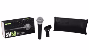 Shure SM58 Cardioid Dynamic Vocal Microphone Pack
