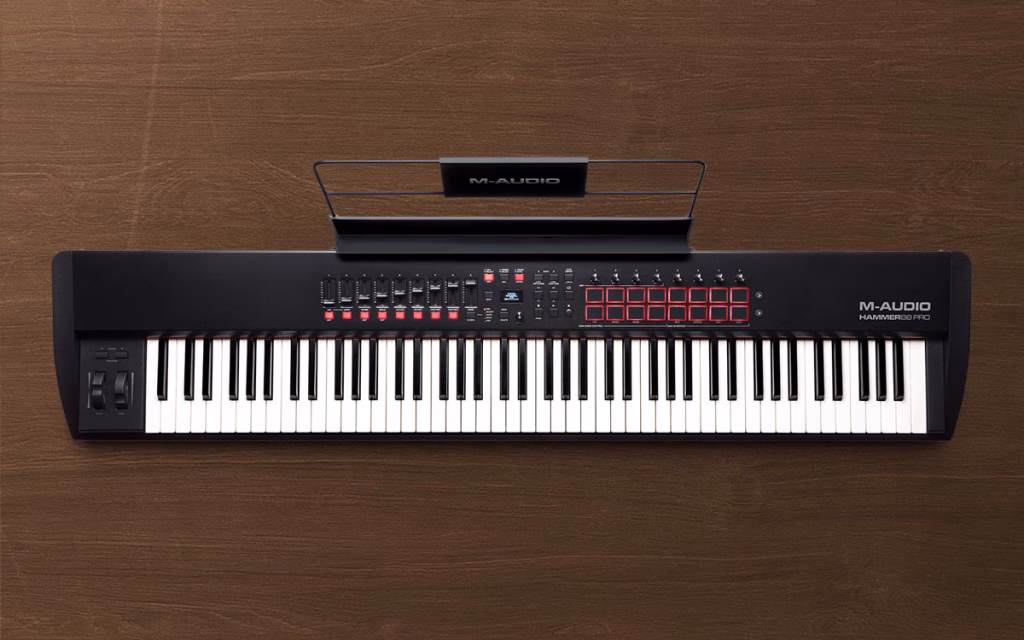 M-Audio Hammer 88 Pro 88-Key Graded Hammer-Action USB MIDI Controller with Smart Control and Auto-Mapping